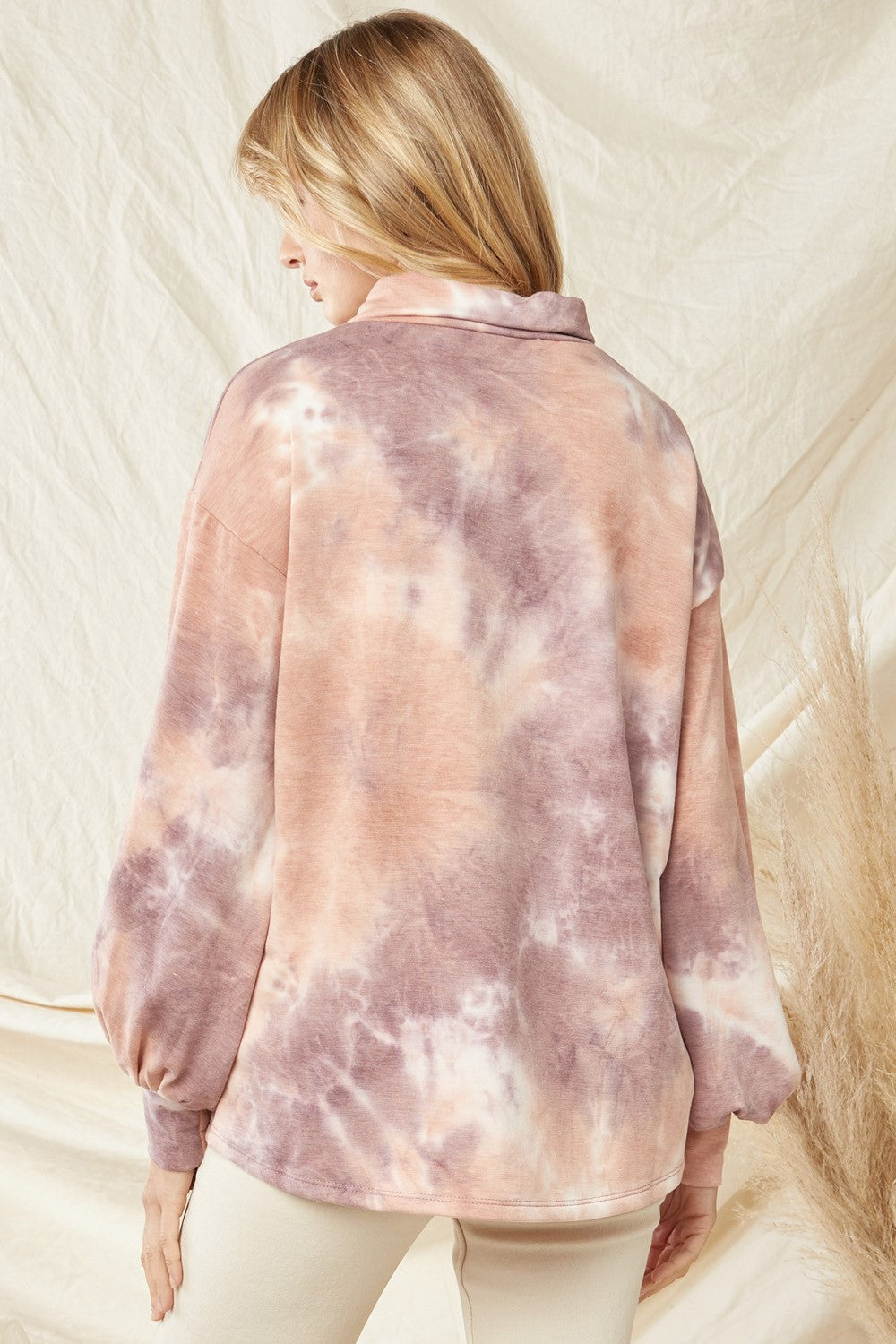 Tie-Dye Quarter Zip