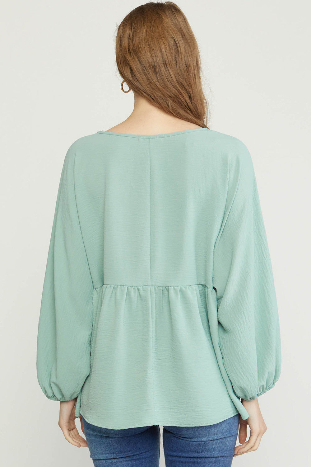 Aloe High Peplum Top