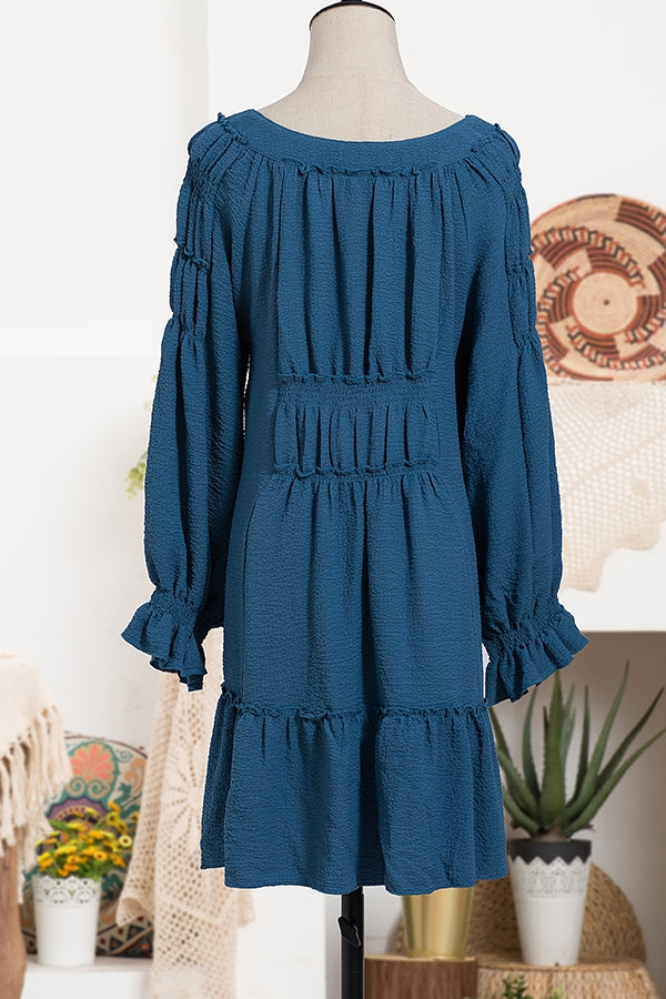 2 COLORS - Unique Fabric Dress/Tunic