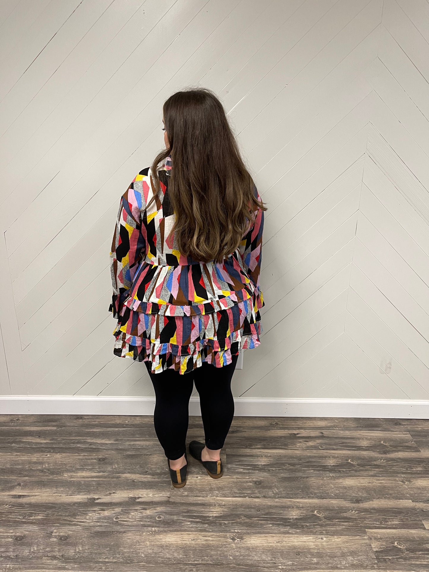 Crazy Colors Peplum Tunic