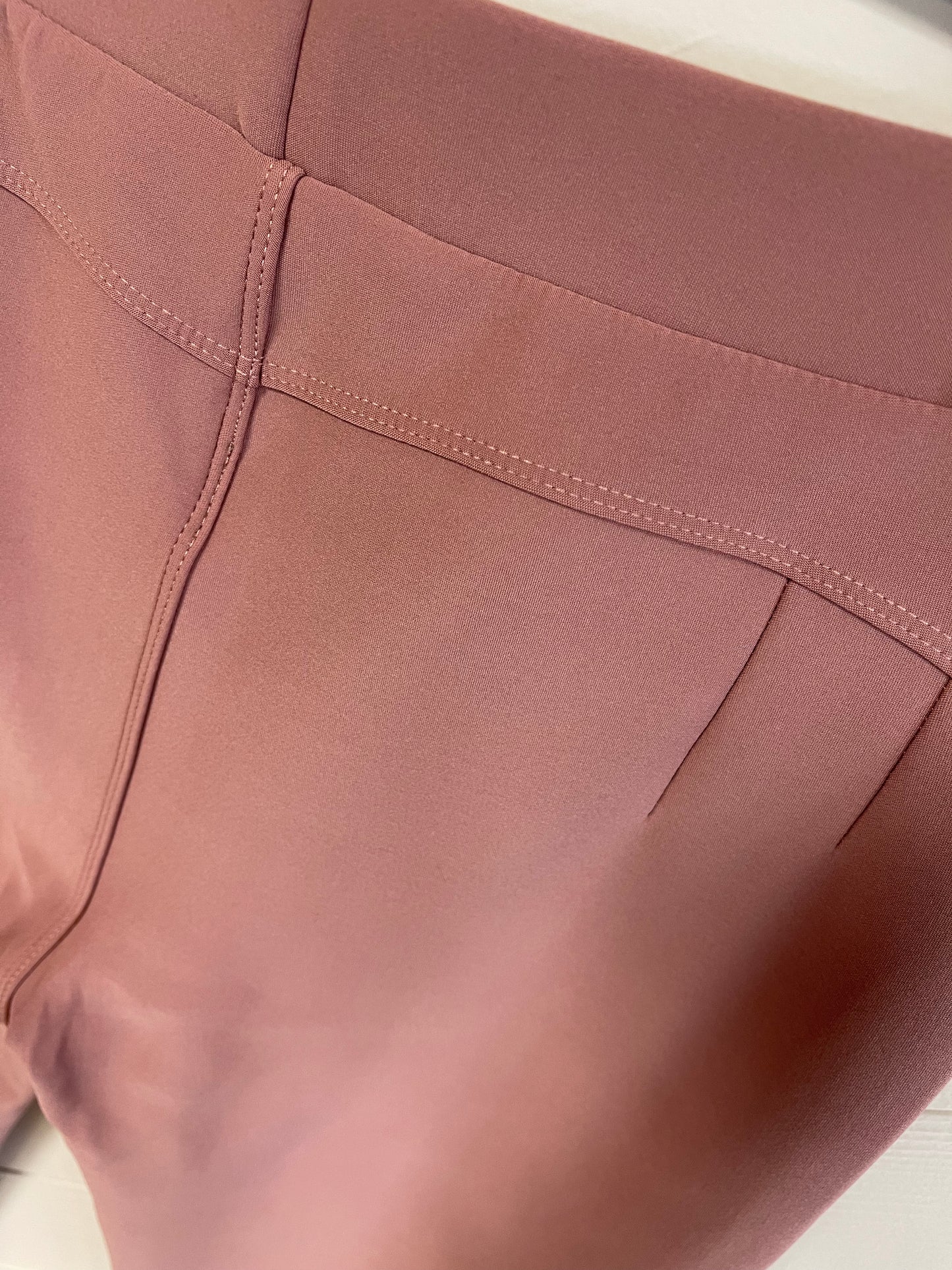 Mauve Scuba Ponte Pants with Butt Lift