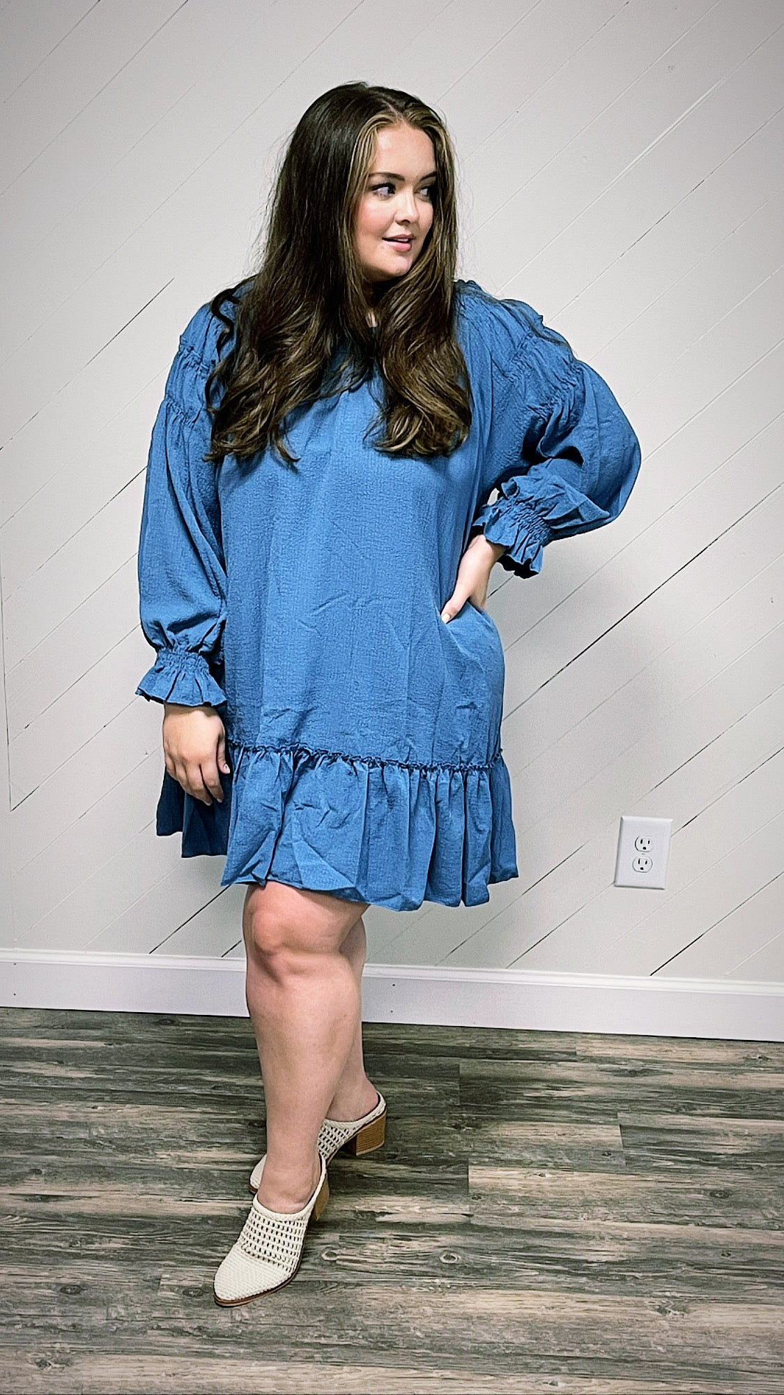 2 COLORS - Unique Fabric Dress/Tunic